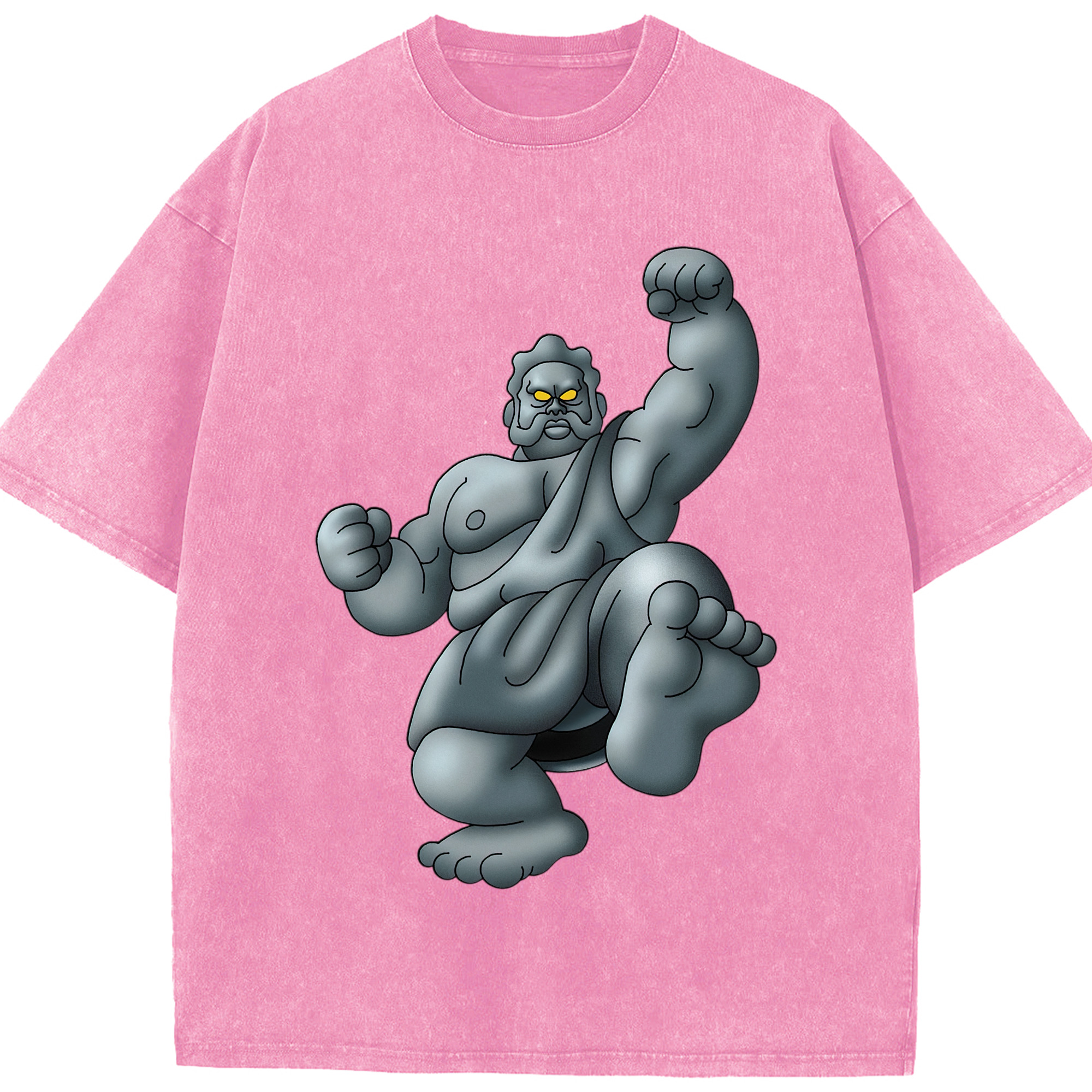 （画像用） ドラゴンクエスト Doragon Kuesuto Dragon Quest 綿100% ヴィンテージ風 半袖Tシャツ（フロントプリント）